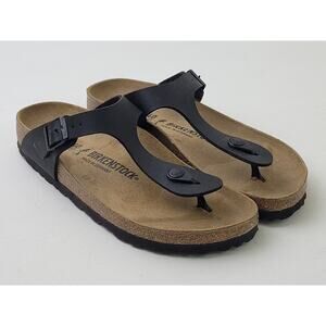 Birkenstock Gizeh Sandals Black Sz 40